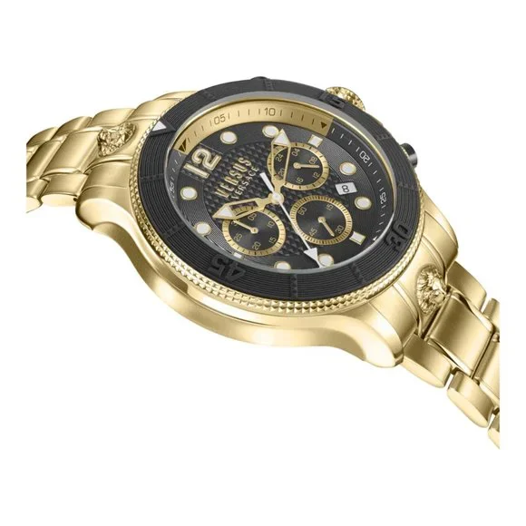 Versace Versus Gold Two Tone 49mm Watch